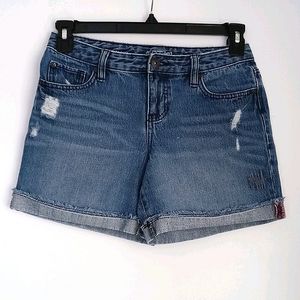 Women's distressed Jean Shorts